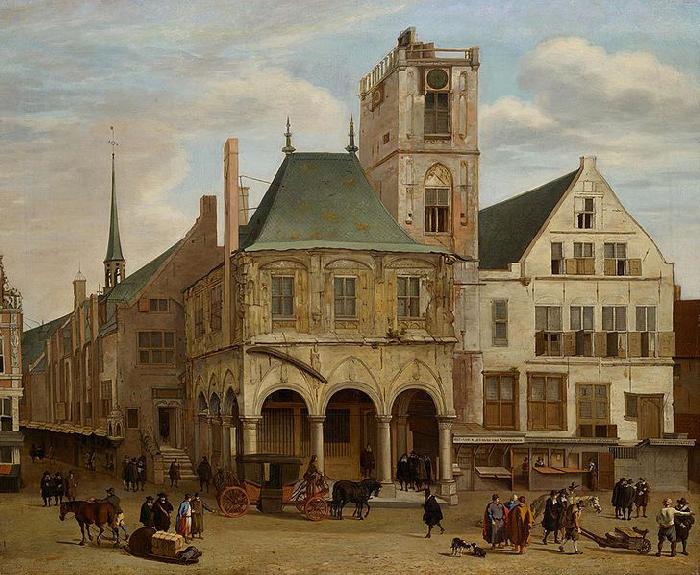 Jacob van der Ulft The old town hall Sweden oil painting art